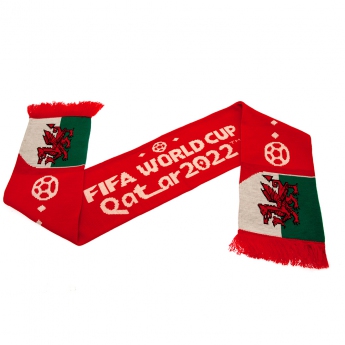 Futbalová reprezentácia zimný šál 2022 Wales Scarf
