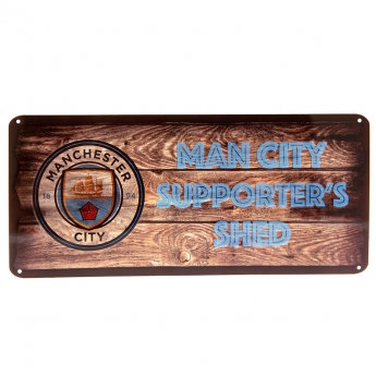 Manchester City ceduľa na stenu Shed Sign