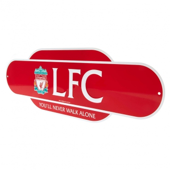 FC Liverpool ceduľa na stenu Colour Retro Sign
