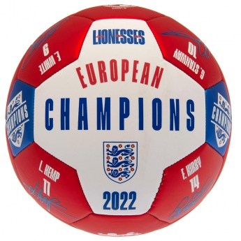 Futbalová reprezentácia futbalová lopta Lionesses European Champions Signature Football size 5