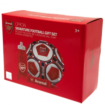 FC Arsenal futbalový set water bottle - hand pump - size 5 ball - RD