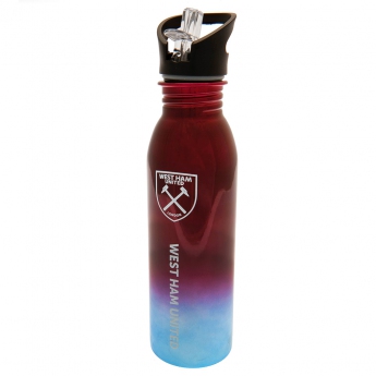 West Ham United fľaša na pitie UV Metallic Drinks Bottle