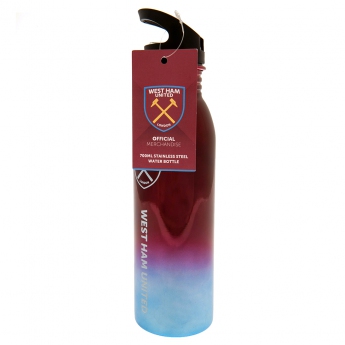 West Ham United fľaša na pitie UV Metallic Drinks Bottle