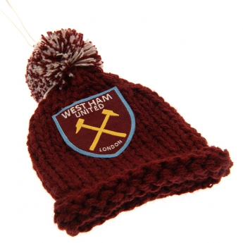 West Ham United čiapka do auta Hanging Bobble Hat