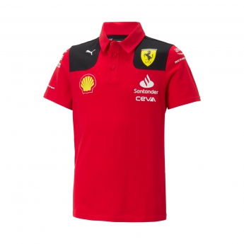 Ferrari detské polo tričko official red F1 Team 2023
