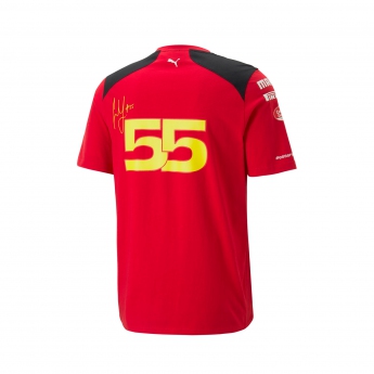 Ferrari pánske tričko Sainz official red F1 Team 2023