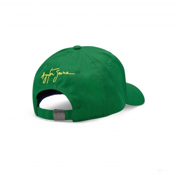 Ayrton Senna čiapka baseballová šiltovka Signature Logo green 2021