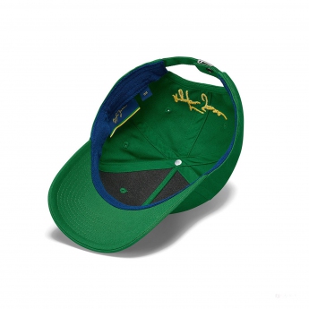 Ayrton Senna čiapka baseballová šiltovka Signature Logo green 2021