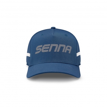 Ayrton Senna čiapka baseballová šiltovka Race navy blue 2022
