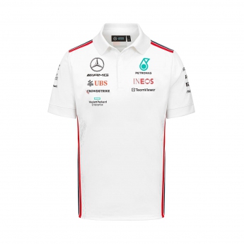Mercedes AMG Petronas polokošeľa official white F1 Team 2023
