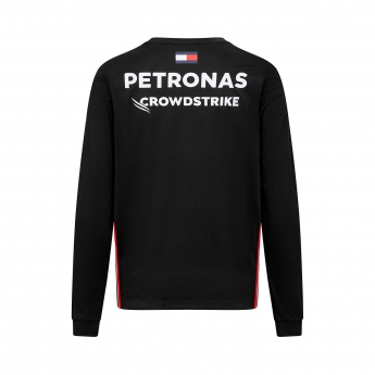 Mercedes AMG Petronas pánske tričko s dlhým rukávom official black F1 Team 2023