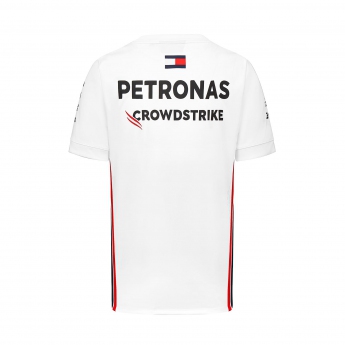 Mercedes AMG Petronas pánske tričko official white F1 Team 2023