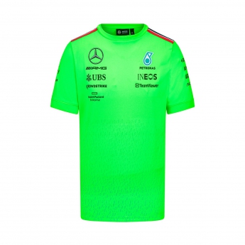 Mercedes AMG Petronas pánske tričko Set Up green F1 Team 2023