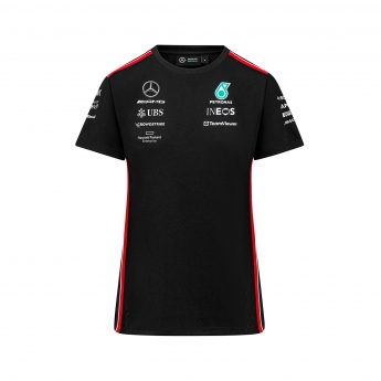 Mercedes AMG Petronas dámske tričko official black F1 Team 2023