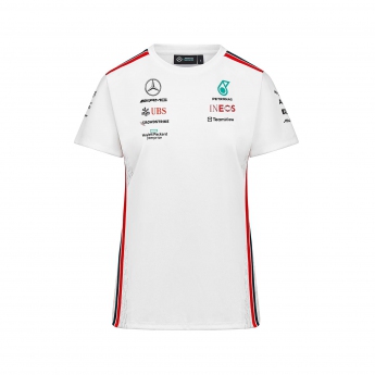 Mercedes AMG Petronas dámske tričko official white F1 Team 2023