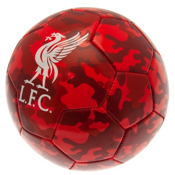 FC Liverpool futbalová lopta Camo Size 3