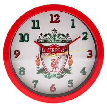 FC Liverpool nástenné hodiny Wall Clock white