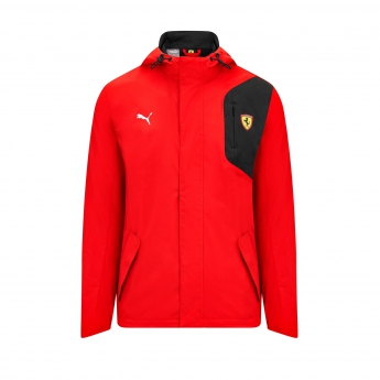 Ferrari pánska bunda s kapucňou Rain Red F1 Team 2023