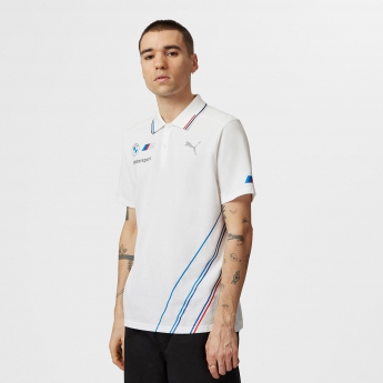 BMW Motorsport polokošeľa white 2023