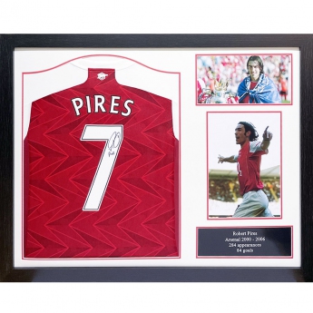 Legendy zarámovaný dres Arsenal FC Pires Signed Shirt (Framed)