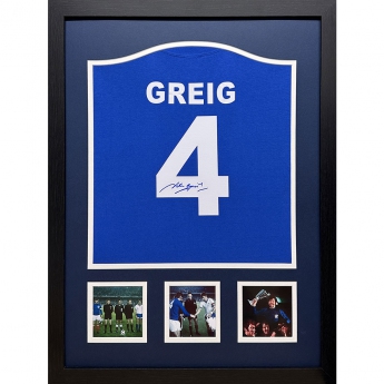 Legendy zarámovaný dres Rangers FC 1972 Greig Signed Shirt (Framed)
