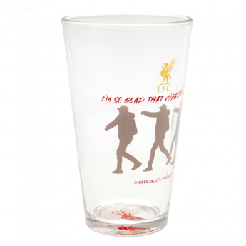 FC Liverpool poháre I´m So Glad Pint Glass