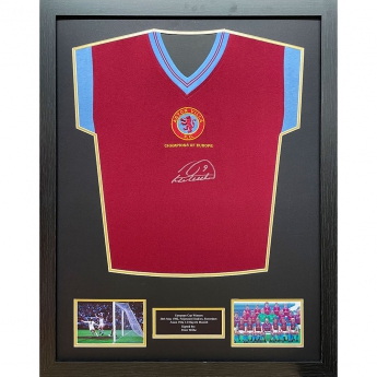 Legendy zarámovaný dres Aston Villa FC 1982 Withe Signed Shirt (Framed)