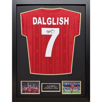Legendy zarámovaný dres 1986 Dalglish Signed Shirt (Framed)