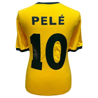 Legendy futbalový dres Brasil 1970 Pele Signed Shirt