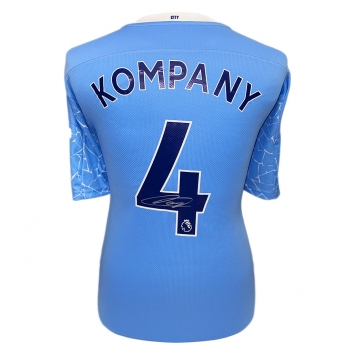 Legendy futbalový dres Manchester City FC 2020-2021 Kompany Signed Shirt