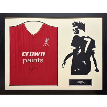 Legendy zarámovaný dres Liverpool FC 1986 Dalglish Signed Shirt Silhouette