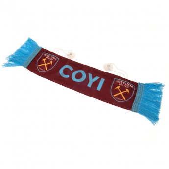 West Ham United minišála do auta Mini Car Scarf