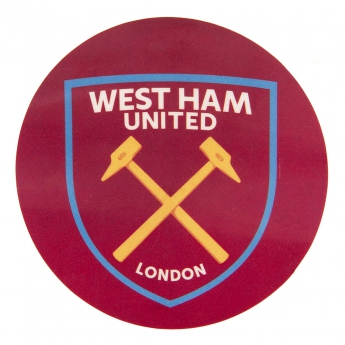 West Ham United samolepka Single Car Sticker CR