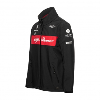 Alfa Romeo Racing pánska bunda Softshell official black F1 Team 2023