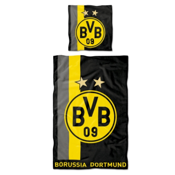 Borussia Dortmund obliečky na jednu posteľ stripes