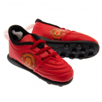 Manchester United mini topánky do auta red logo