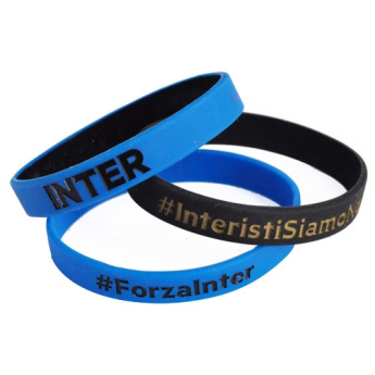 Inter Milano 3pack gumový náramok Rubber bracelet