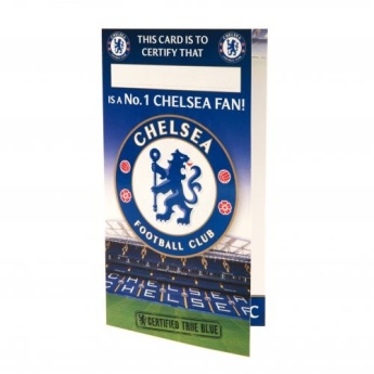 FC Chelsea narodeninové želanie blue card