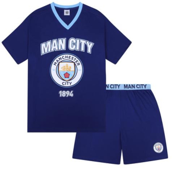 Manchester City pánske pyžamo SLab short navy