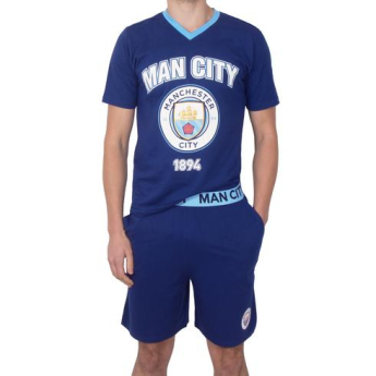 Manchester City pánske pyžamo SLab short navy