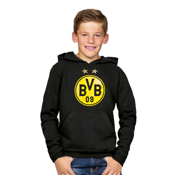 Borussia Dortmund pánska mikina s kapucňou Logo black