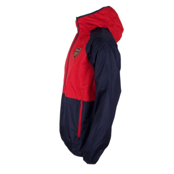 FC Arsenal pánska bunda s kapucňou shower navy red