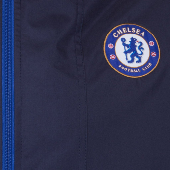 FC Chelsea pánska bunda s kapucňou shower navy royal