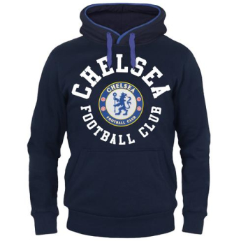 FC Chelsea pánska mikina s kapucňou SLab Graphic navy