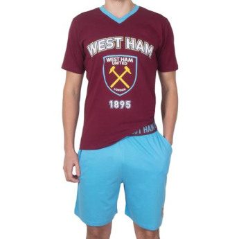 West Ham United pánske pyžamo claret