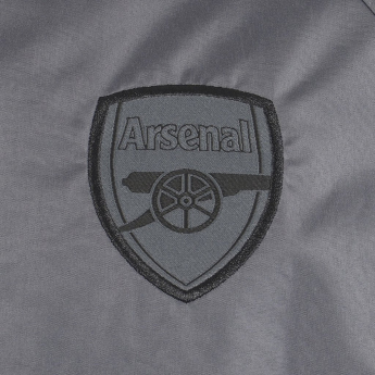FC Arsenal pánska bunda s kapucňou shower grey