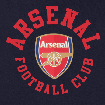 FC Arsenal pánska mikina s kapucňou graphic navy