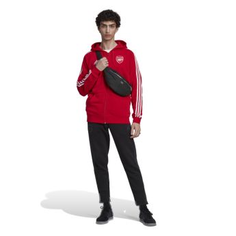 FC Arsenal pánska mikina s kapucňou dna full-zip scarle