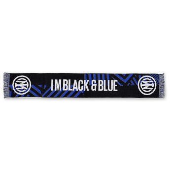 Inter Milano zimný šál im black blue