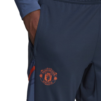 Manchester United pánske futbalové nohavice Tiro navy